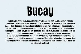 Bucay Brush Font