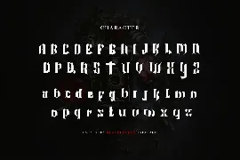 Zaracides - Blackletter DR font