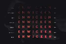 Enwicken Modern Slab-Serif Typeface font