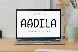 Aadila Handmade Font