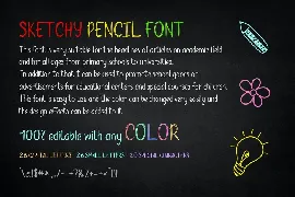 Sketchy Pencil Font