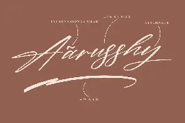 Montana Pictures Modern Signature Font