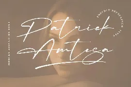 Patrick Amtesa Modern Signature Font