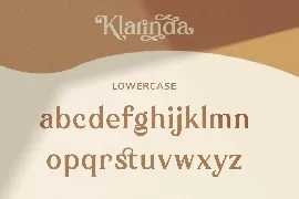 Klarinda Remenont Playful Serif font