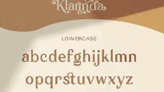 Klarinda Remenont Playful Serif font