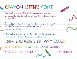 Oil Pastel Font