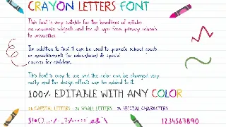 Oil Pastel Font