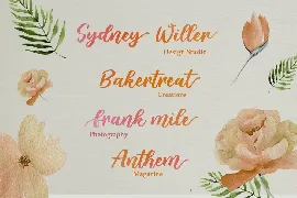 Likewise - Watercolor font