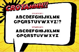 The Crotah Comic Style Font