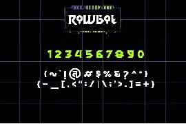 Rowbot font