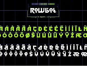 Rowbot font