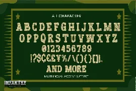 INFANTRY - Modern Army Typeface font