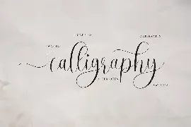 RuthClair Lovely Script Calligraphy font