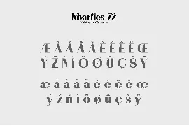 Mvarfles 72 font