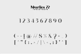 Mvarfles 72 font