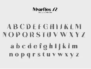 Mvarfles 72 font