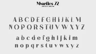 Mvarfles 72 font