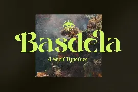 Basdela Serif Typeface font