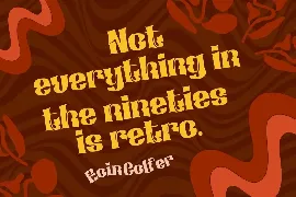 Xagetif | Groovy Retro Font