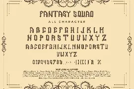 FantasySquad - Blackletter Display Font