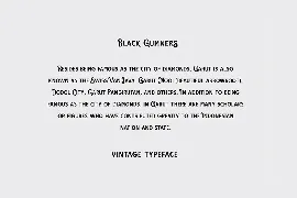 Black Gumners Vintage Fonts