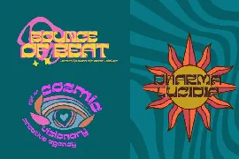 GERAKENT | Groovy Retro Font