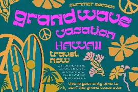 GERAKENT | Groovy Retro Font