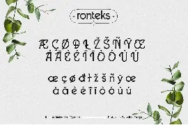 Ronteks font