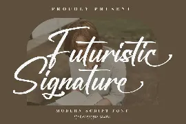 Futuristic Signature Modern Script Font