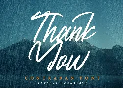 Contraban - Brush Script font