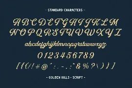 Golden Hills font