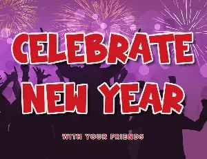 New Year Page font