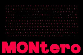 Montero Display Typeface font