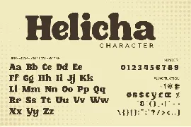 Helicha - Retro cartoon font