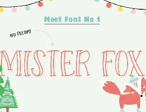 Forest Creatures Font Trio