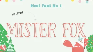 Forest Creatures Font Trio