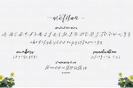 Motisan Script font