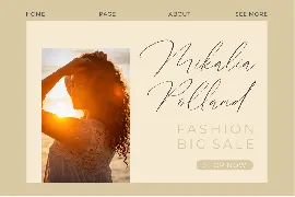 Newholand Kalista Chic Calligraphy font