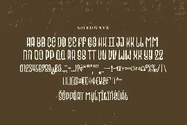 Gordwave - A Display Font