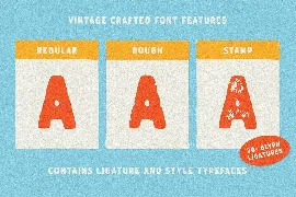 Vintage Crafted - Hand Drawn Font