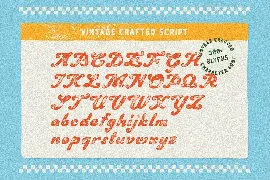 Vintage Crafted - Hand Drawn Font