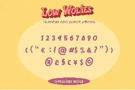 Low Wolies font