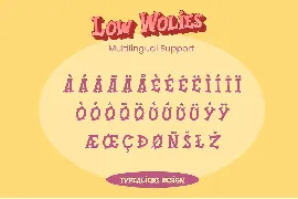 Low Wolies font