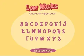 Low Wolies font