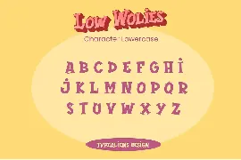 Low Wolies font