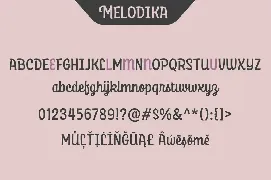 Melodika font