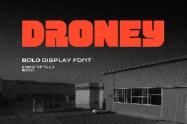 Droney font