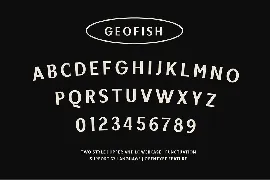 Geofish Vintage Font