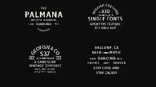 Geofish Vintage Font