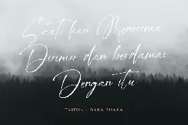 Cinta Sehatti - Calligraphy Font